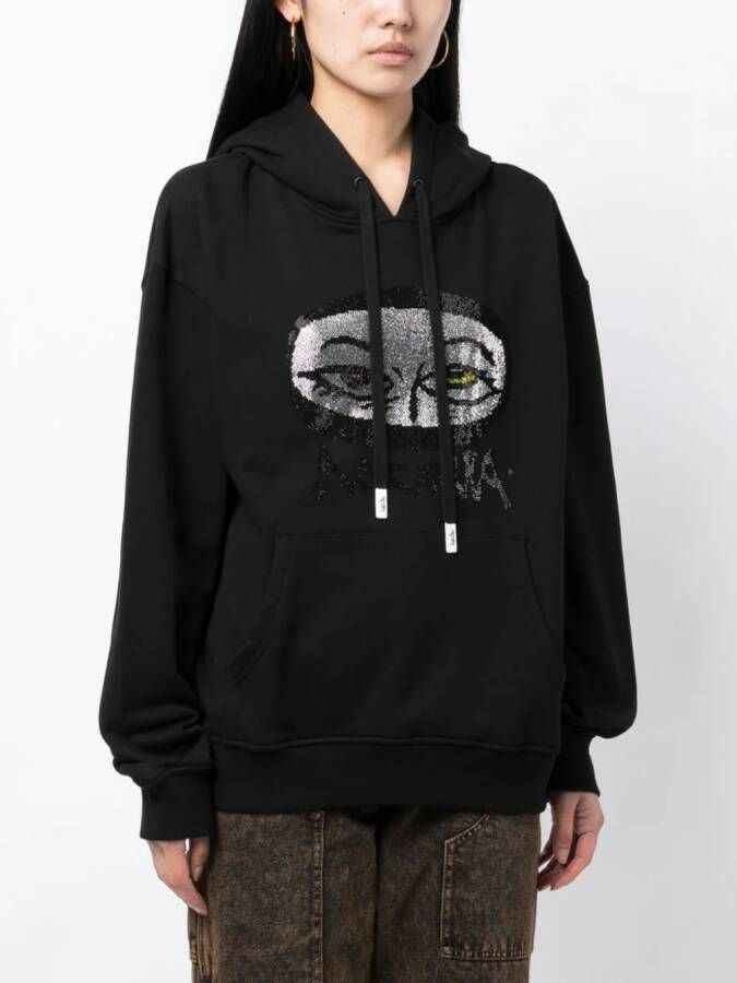 Haculla Katoenen hoodie Zwart
