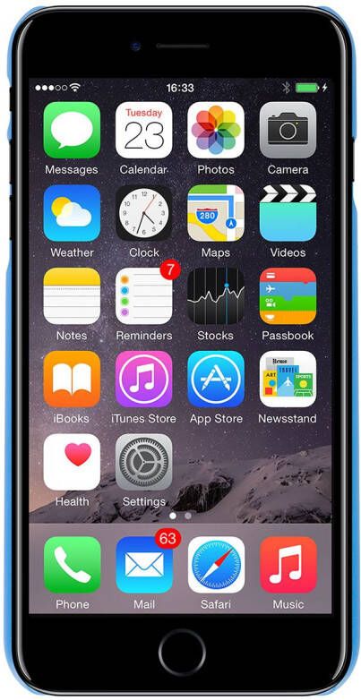Haculla niemands veilige iPhone X-hoes Blauw
