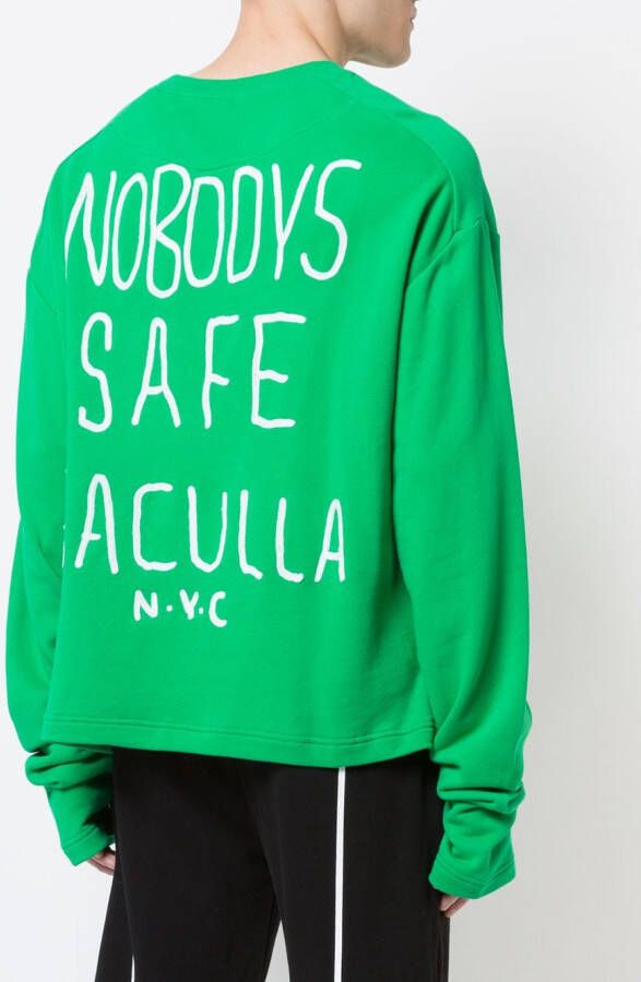 Haculla Nobodys Safesweater Groen
