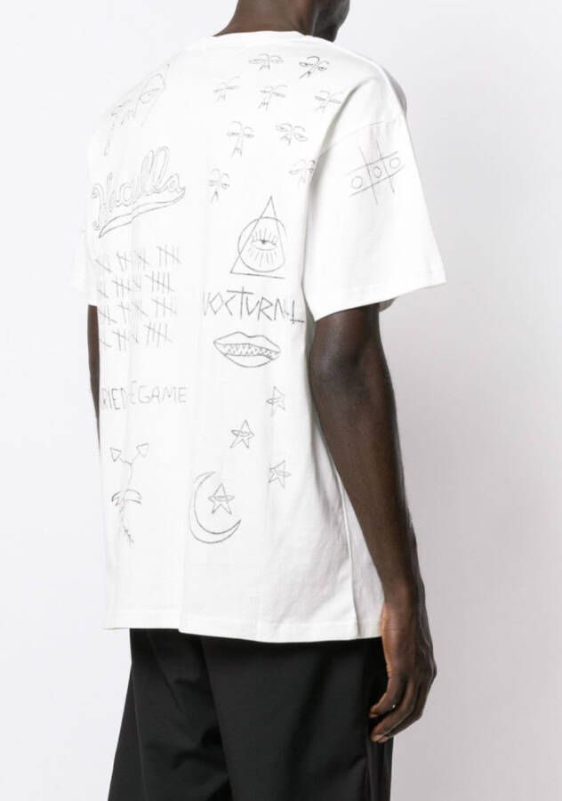 Haculla Nocturnal T-shirt Wit