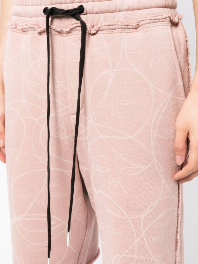 Haculla Shorts met abstracte print Roze