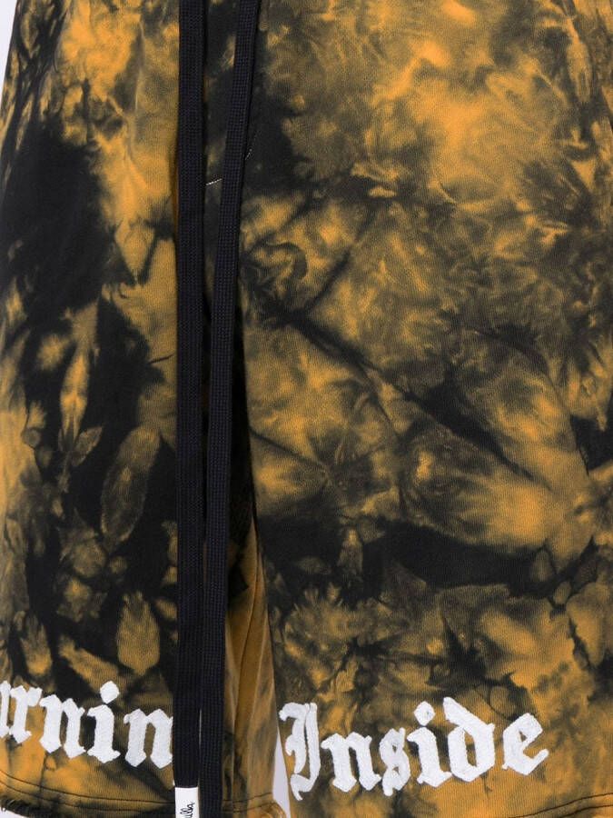 Haculla Shorts met tie-dye print Zwart