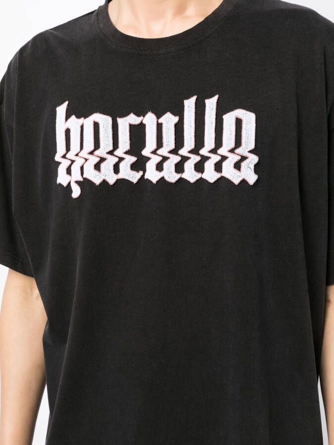 Haculla T-shirt met logoprint Zwart