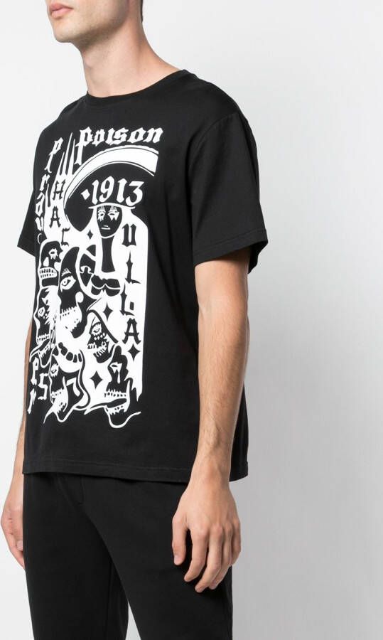 Haculla T-shirt met print Zwart