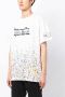 Haculla T-shirt met verfspatten Wit - Thumbnail 3