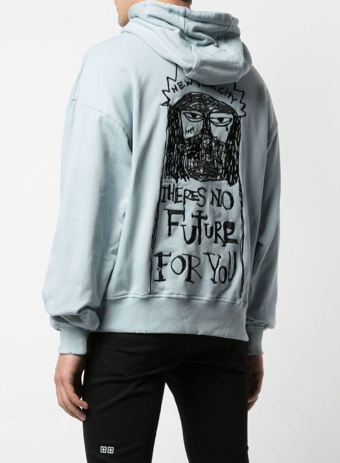 Haculla There's No Future For You hoodie Blauw
