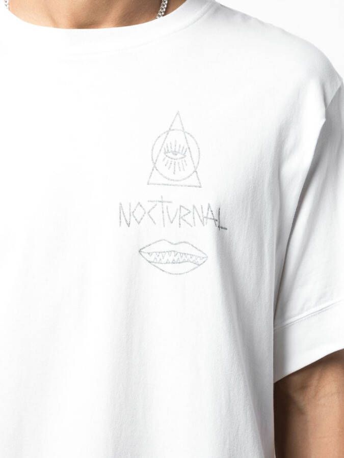 Haculla 'There's No Future' gedeconstrueerde sweater Wit