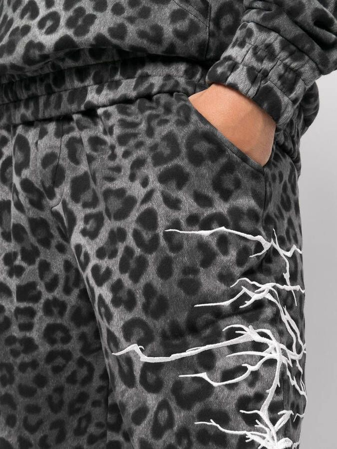 Haculla Trainingsbroek met luipaardprint Zwart
