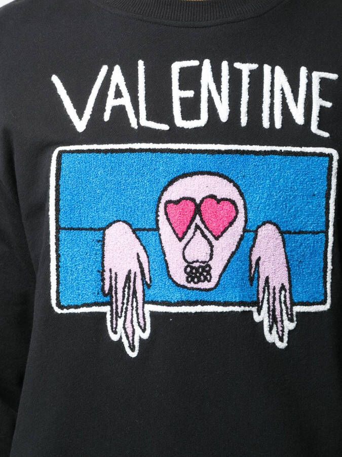 Haculla 'Valentine' sweater Zwart