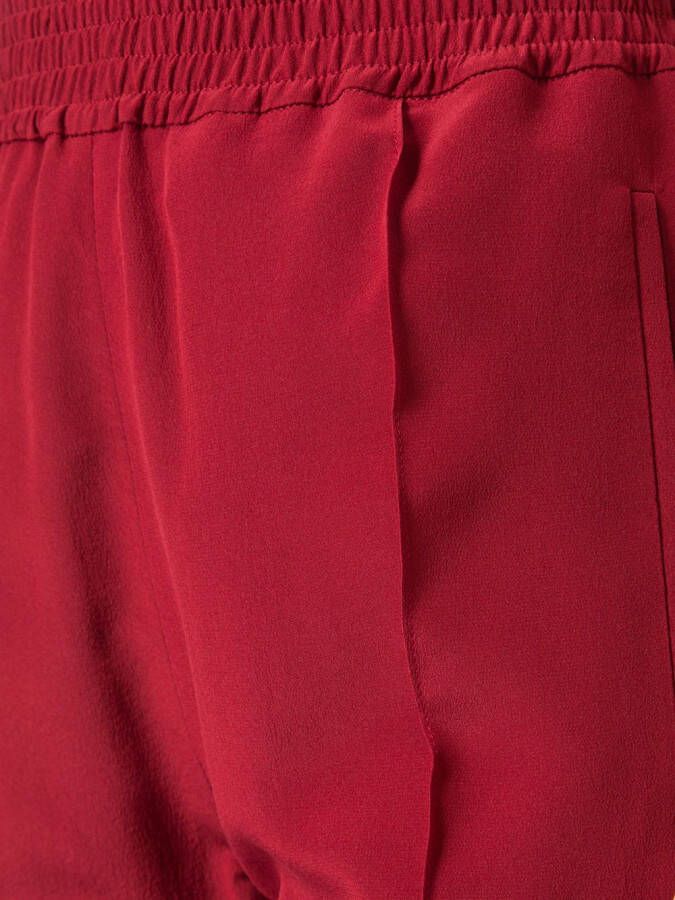 Haider Ackermann elastische taille cropped broek Rood