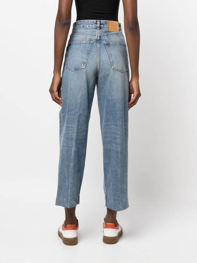 Haikure Cropped jeans Blauw