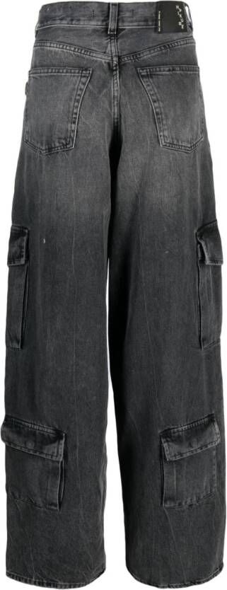 Haikure Jeans met stonewashed-effect Zwart