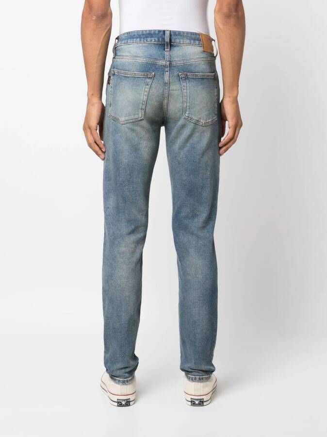 Haikure Jeans met stonewashed-effect Blauw