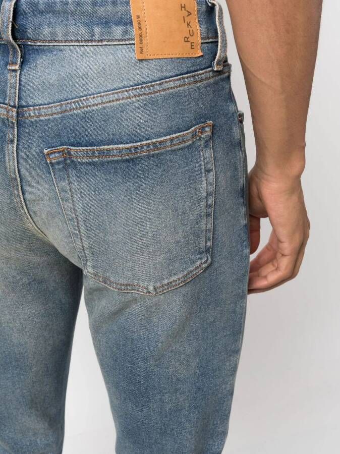 Haikure Jeans met stonewashed-effect Blauw