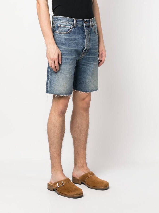 Haikure Denim shorts Blauw