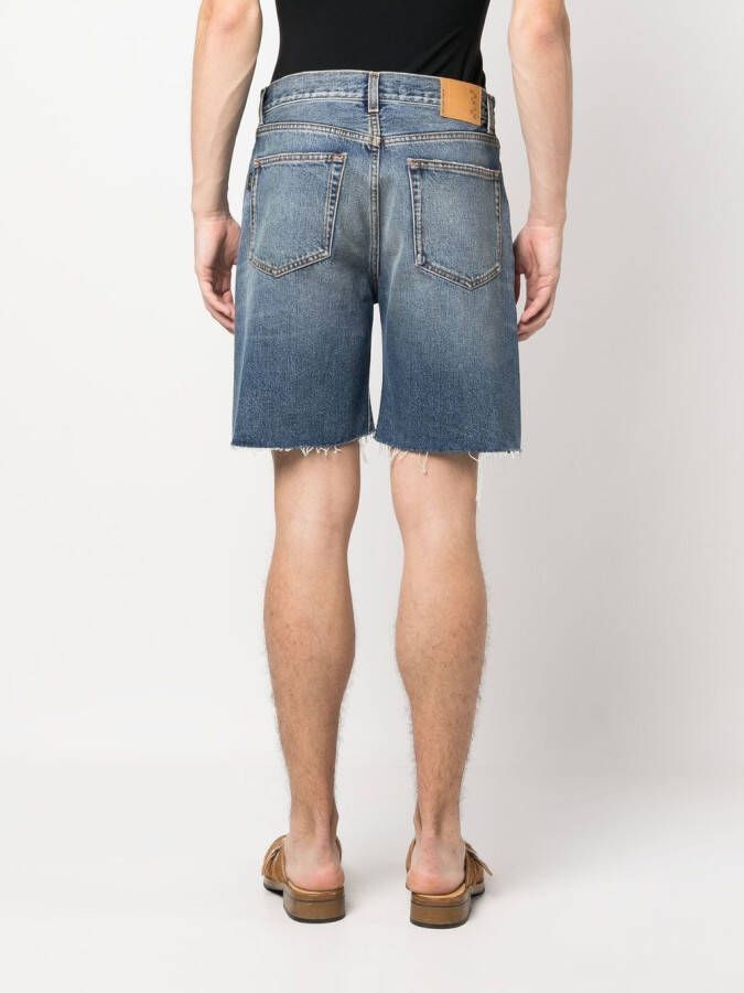 Haikure Denim shorts Blauw