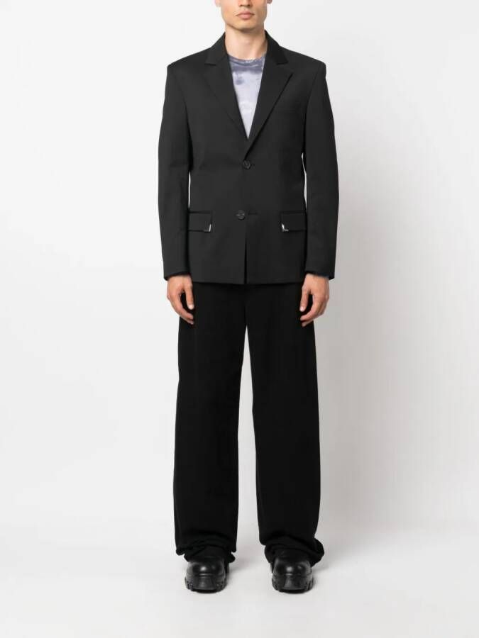 Han Kjøbenhavn Blazer met enkele rij knopen Zwart