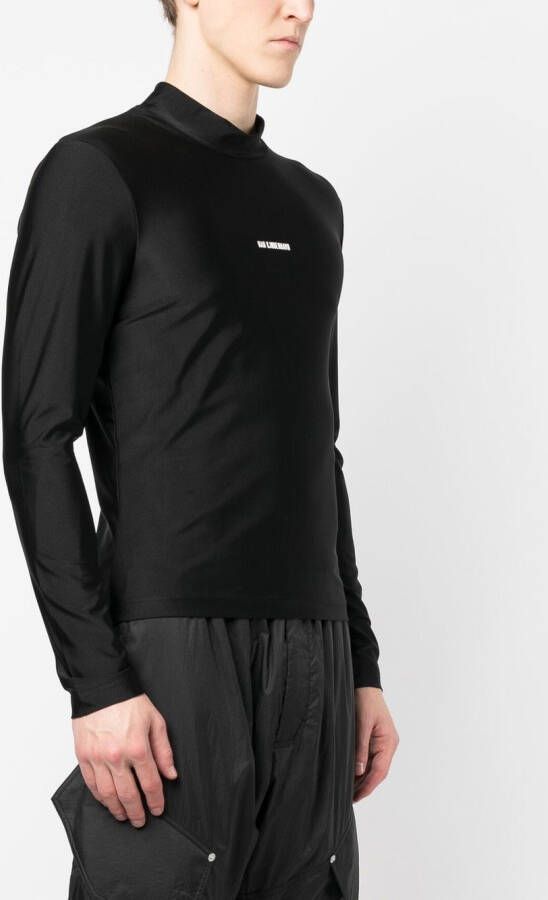 Han Kjøbenhavn T-shirt met logoprint Zwart