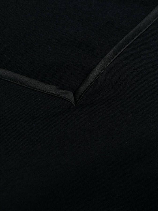 Hanro Top met V-hals Zwart