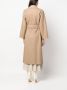 Harris Wharf London Mantel met ceintuur Beige - Thumbnail 4