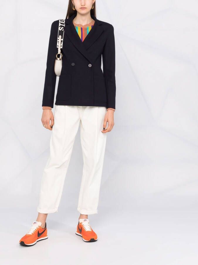 Harris Wharf London Blazer met dubbele rij knopen Blauw