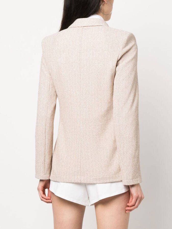 Harris Wharf London Blazer met dubbele rij knopen Wit