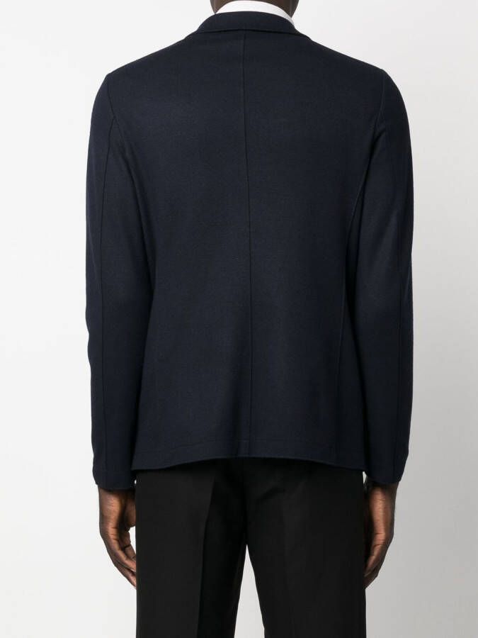 Harris Wharf London Blazer met enkele rij knopen Blauw