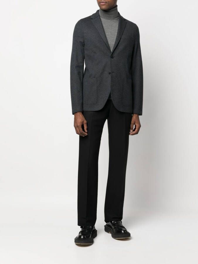 Harris Wharf London Blazer met enkele rij knopen Grijs