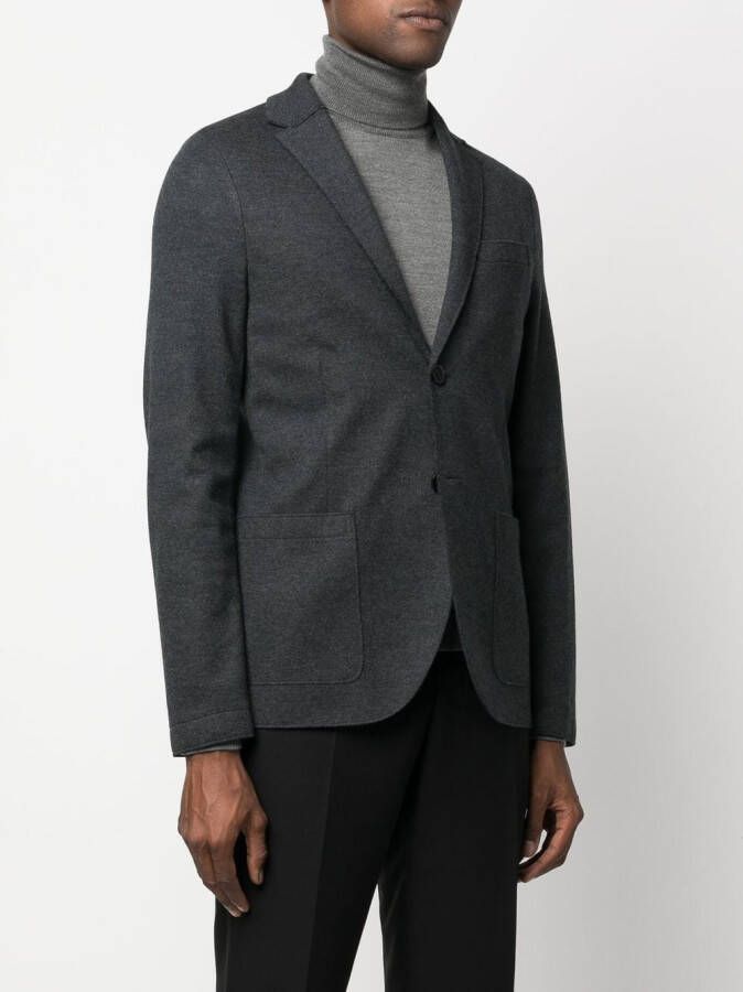 Harris Wharf London Blazer met enkele rij knopen Grijs
