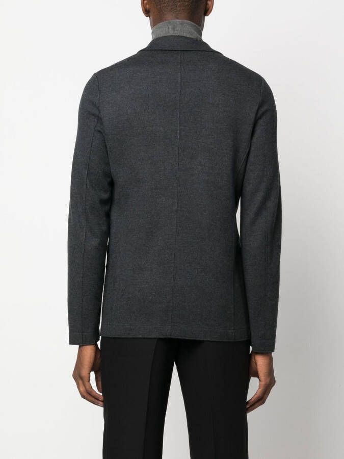 Harris Wharf London Blazer met enkele rij knopen Grijs