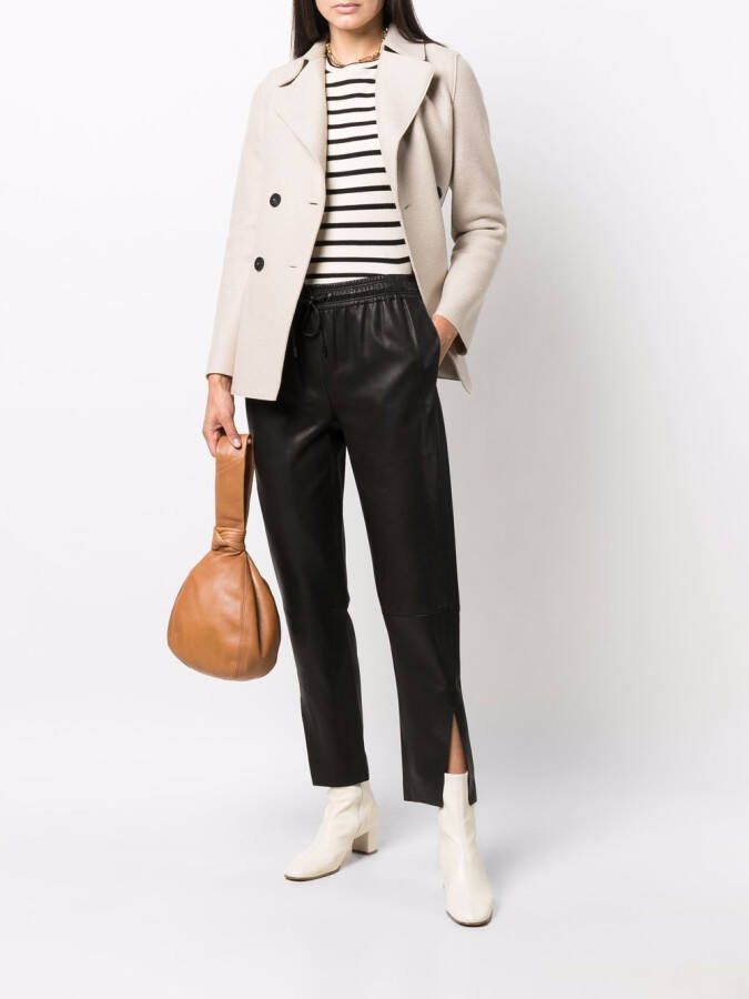 Harris Wharf London Jack met dubbele rij knopen Beige