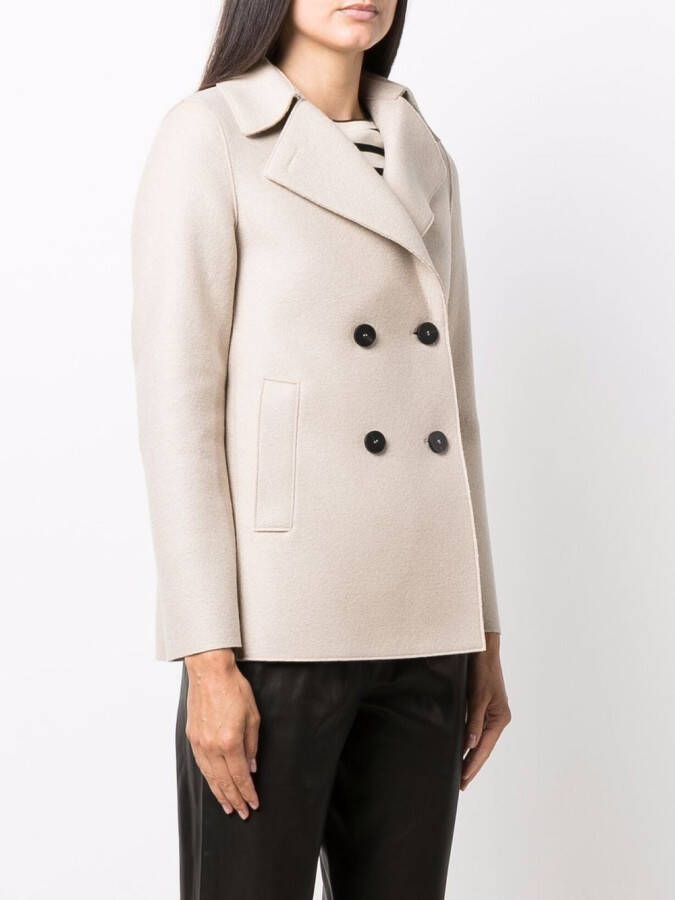 Harris Wharf London Jack met dubbele rij knopen Beige