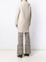 Harris Wharf London Mantel met enkele rij knopen Beige - Thumbnail 4