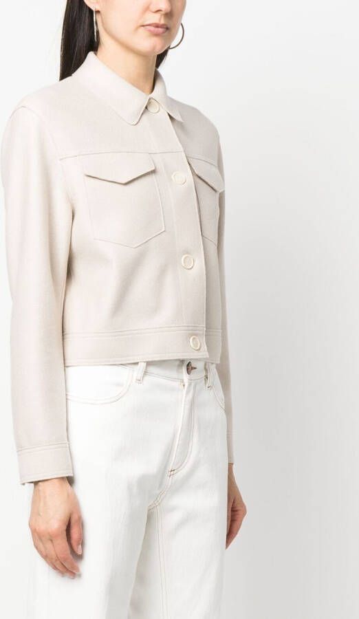 Harris Wharf London Cropped jack Beige