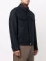 Harris Wharf London Wollen jack Blauw - Thumbnail 3