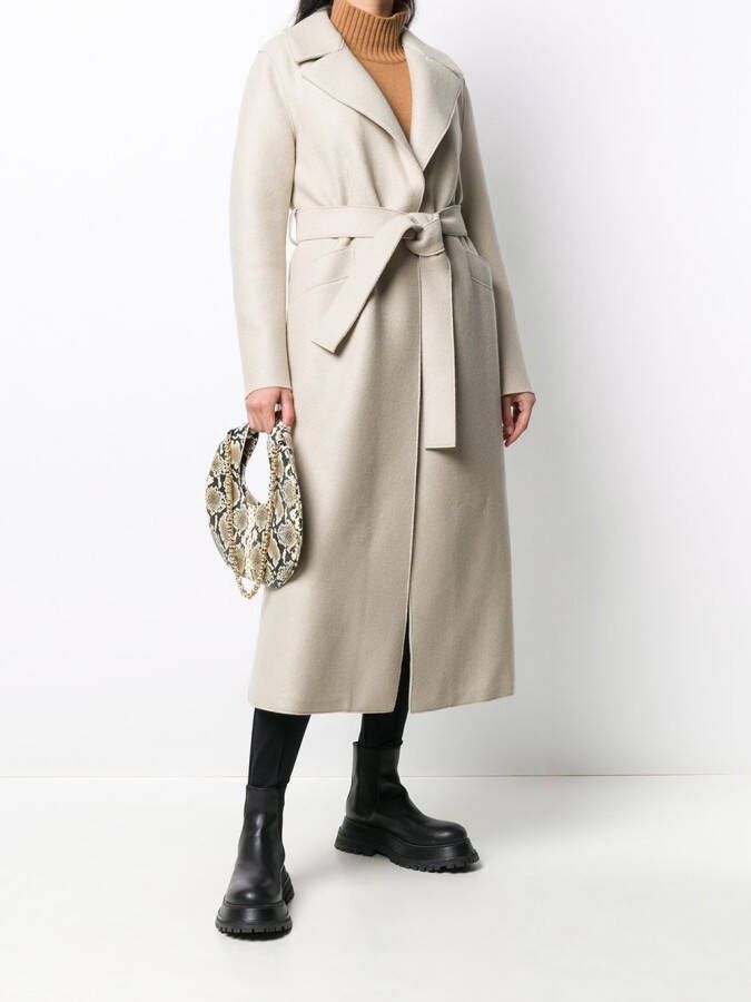 Harris Wharf London Wollen jas Beige