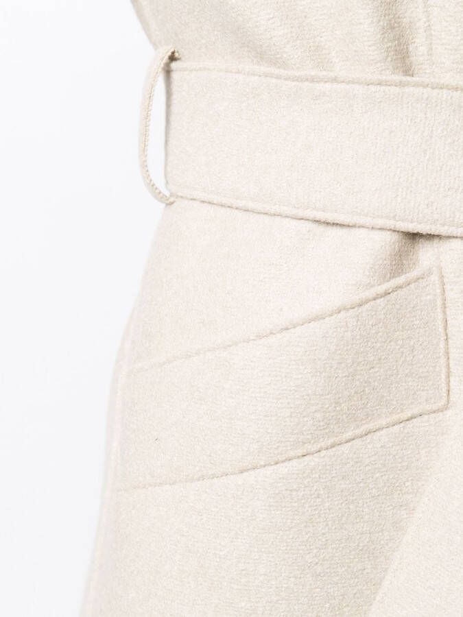 Harris Wharf London Wollen jas Beige