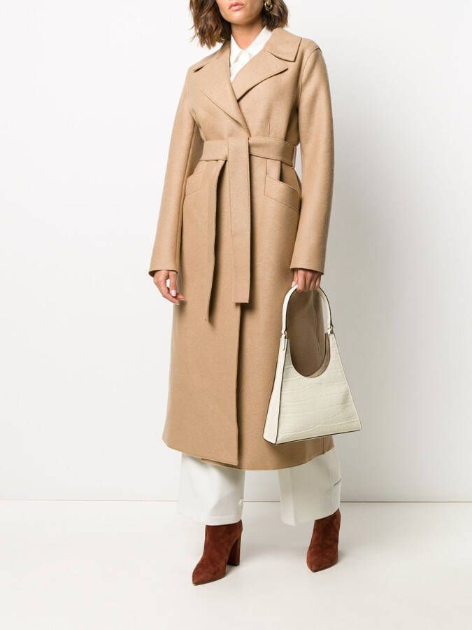 Harris Wharf London Wollen jas Beige