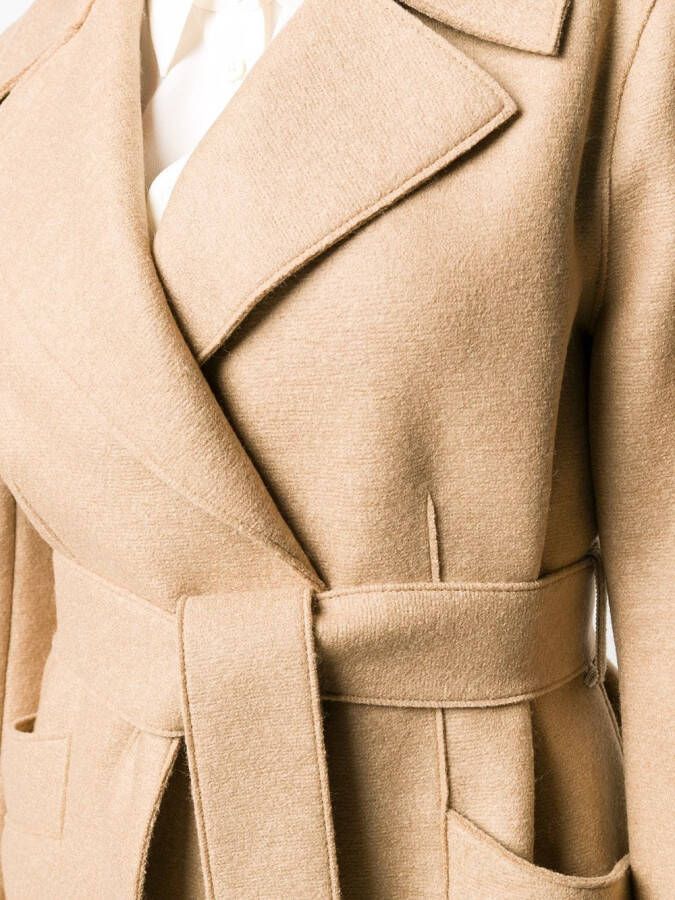 Harris Wharf London Wollen jas Beige
