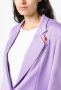 Hebe Studio Blazer met ceintuur Paars - Thumbnail 5