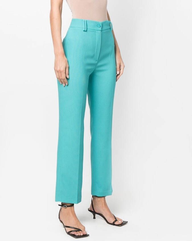 Hebe Studio High waist broek Blauw