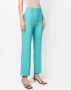 Hebe Studio High waist broek Blauw - Thumbnail 3