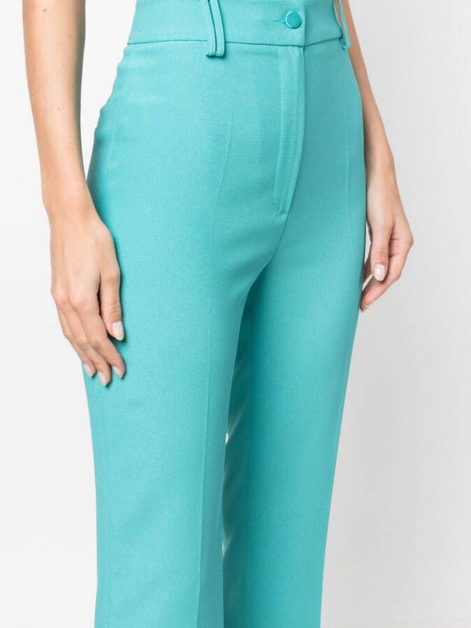 Hebe Studio High waist broek Blauw