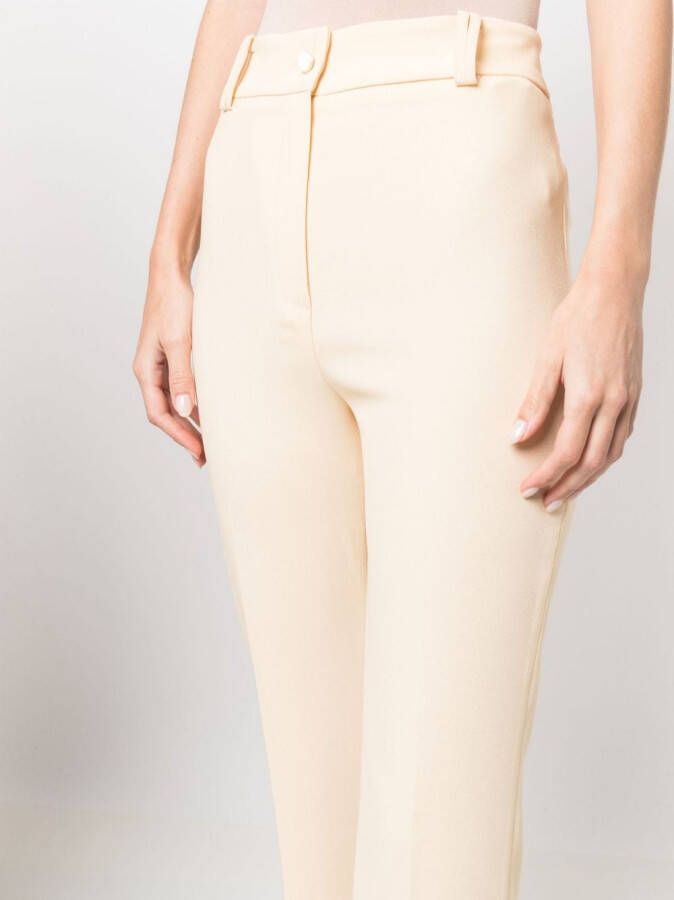 Hebe Studio High waist pantalon Beige