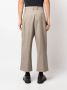 Hed Mayner Cropped plooibroek Beige - Thumbnail 5