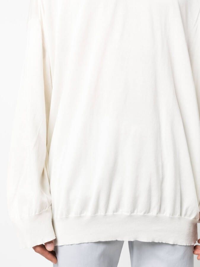 Hed Mayner Sweater met ronde hals Wit