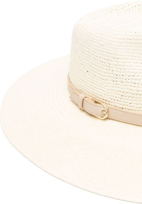 Helen Kaminski Fedora hoed Beige