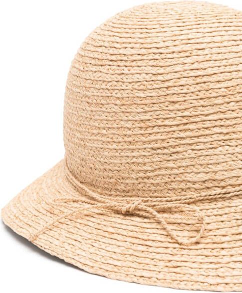 Helen Kaminski Zonnehoed met strik Beige