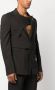 HELIOT EMIL Blazer met enkele rij knopen Bruin - Thumbnail 3