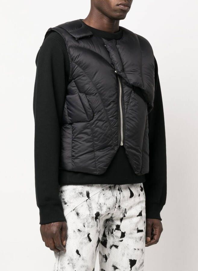 HELIOT EMIL Bodywarmer met logoprint Zwart